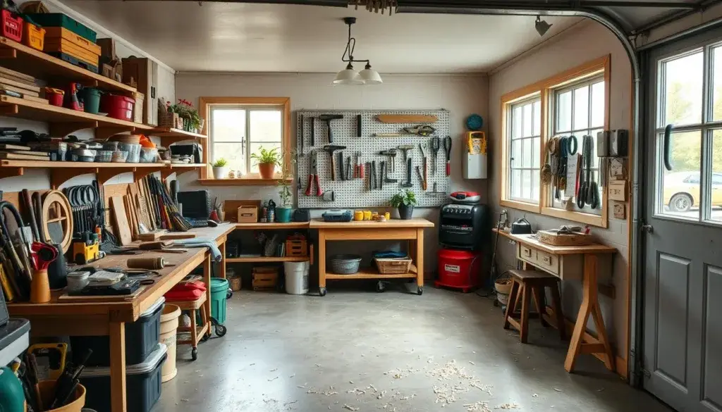 DIY garage workshop DIY garage workshop