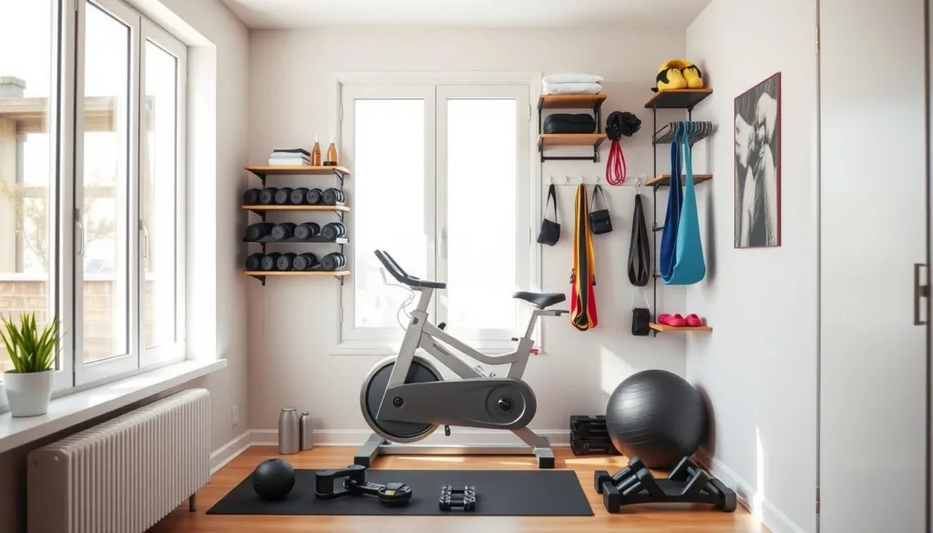 Small Space Gym Design solutions for Home Gym Ideas Small Space Gym Design solutions for Home Gym Ideas