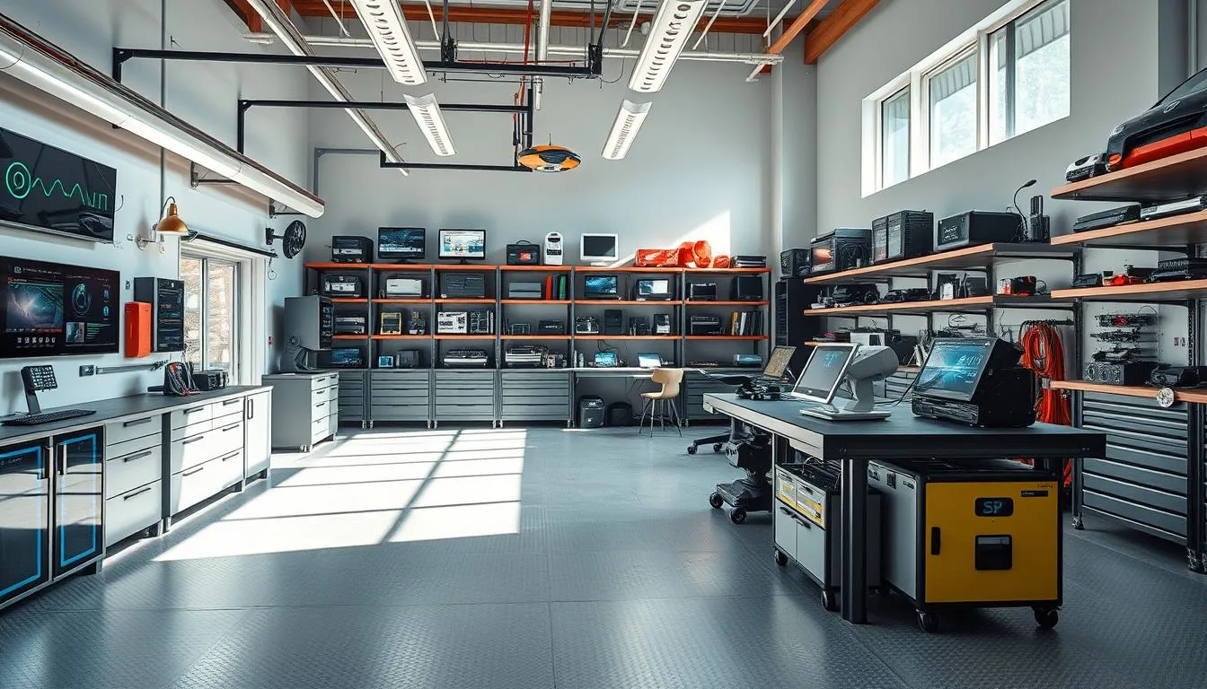 Tech-Savvy Garages