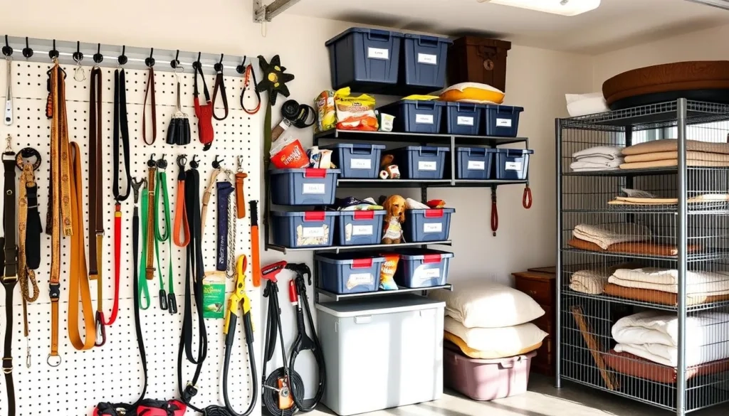 dog-proof garage setup