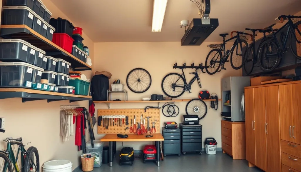 Maximizing garage storage