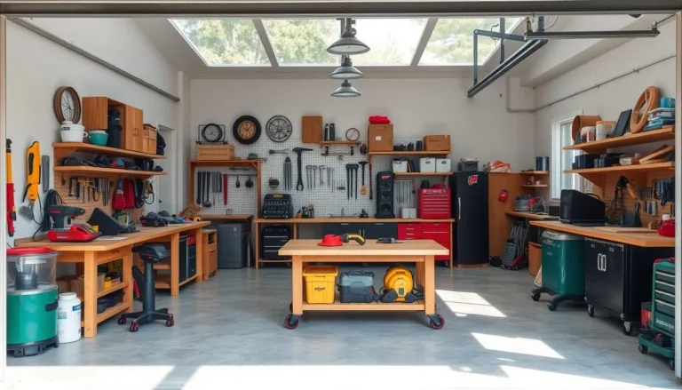 garage workshop layout tips