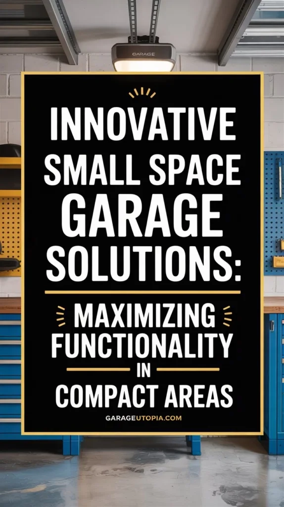 image text overlly over garge background, the text is the title of the post