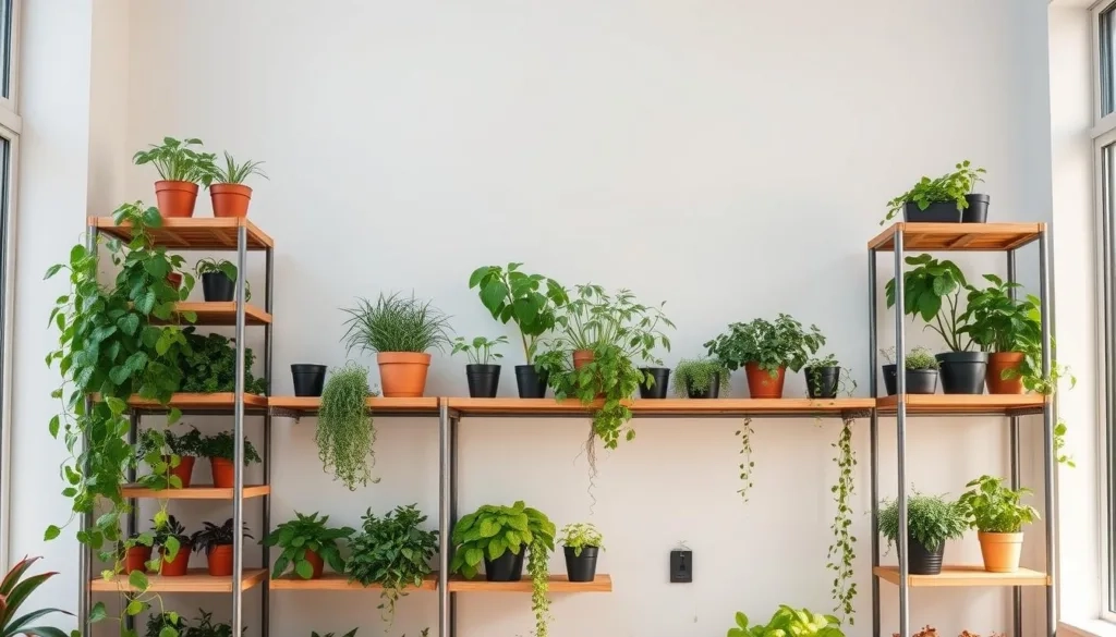 sustainable gardening shelving